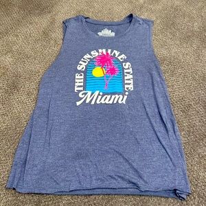 Miami graphic tank